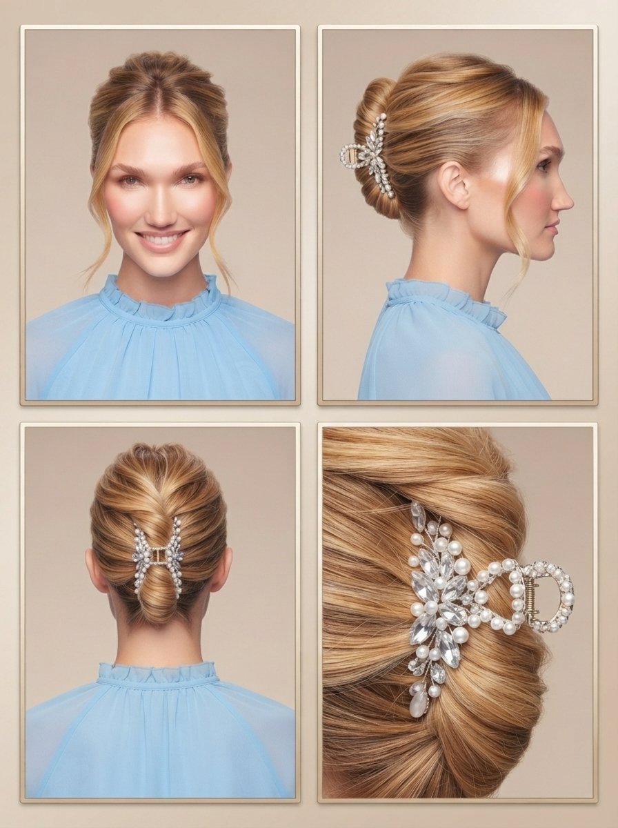hairstyles displayed with pearl … 202608261337